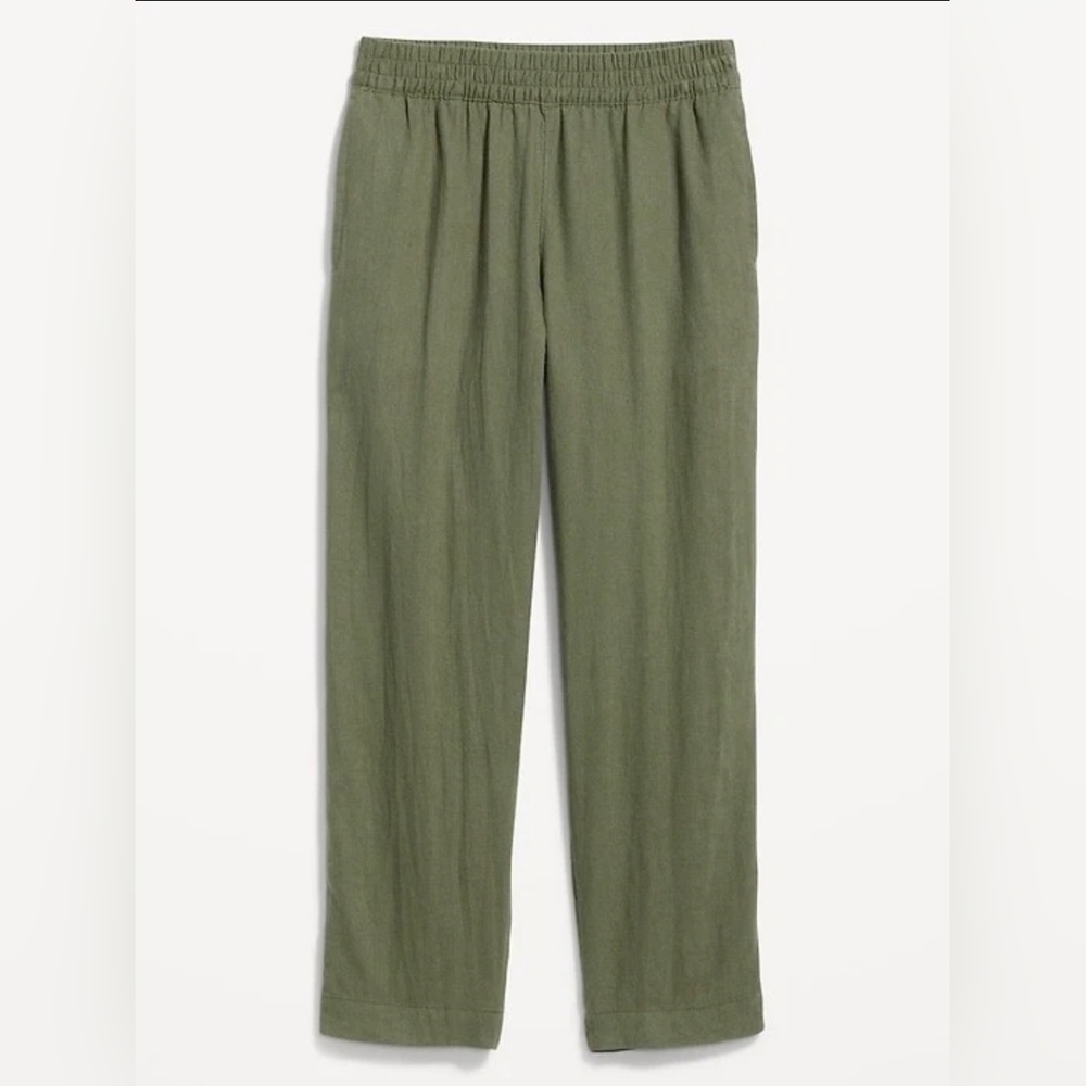 Olive Green Relaxed Fit Pants Old Navy